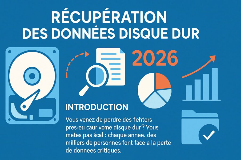 guide 2026 : récupération des données disque dur facile