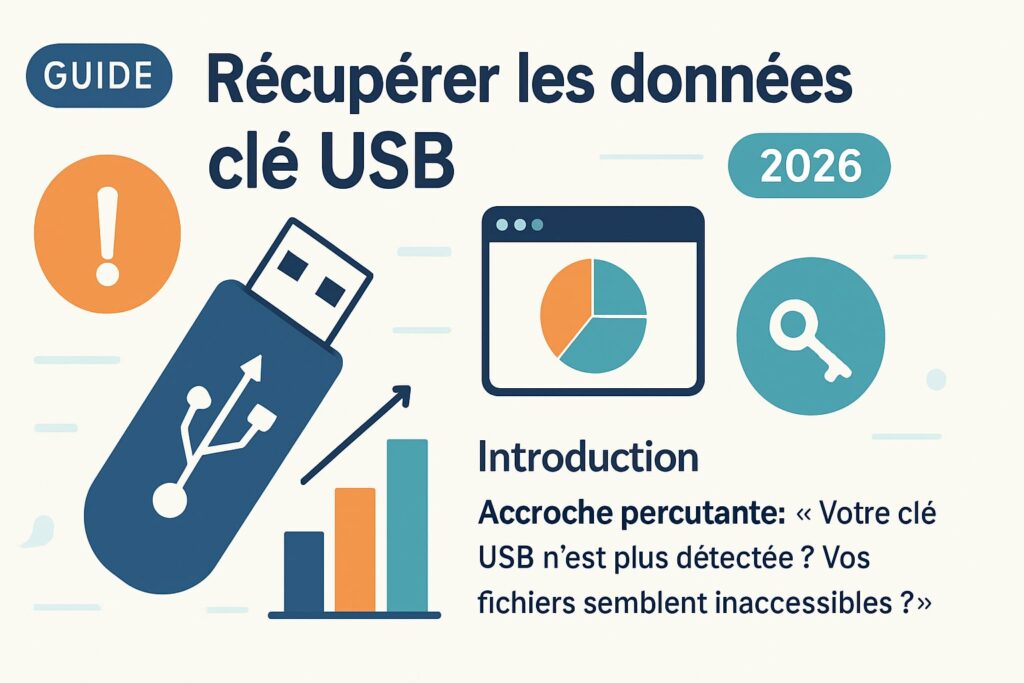 guide 2026 : récupérer les données clé usb facilement
